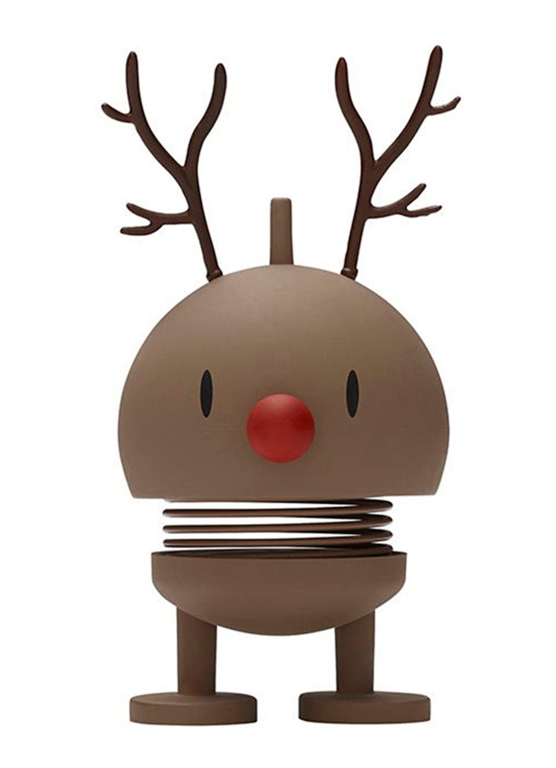 Hoptimist Soft Reindeer Bumble S ornament 7,2 cm - voorkant 2 bruin