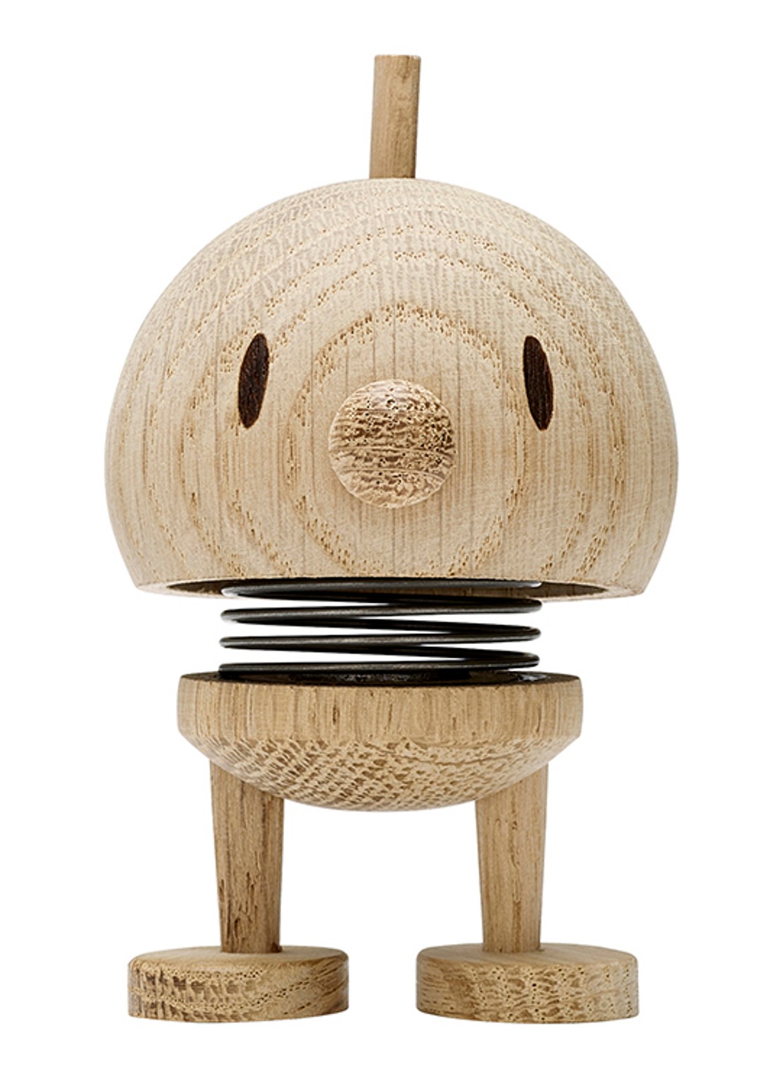 Hoptimist Woody Bumble S ornament 7,6 cm - voorkant beige