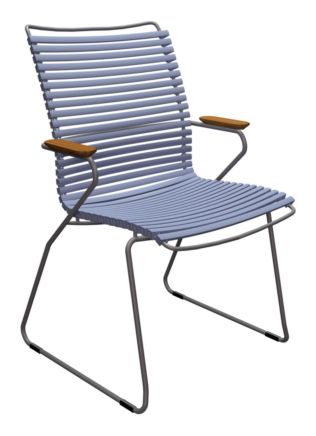 Houe Click Tall tuinstoel  - voorkant blauw