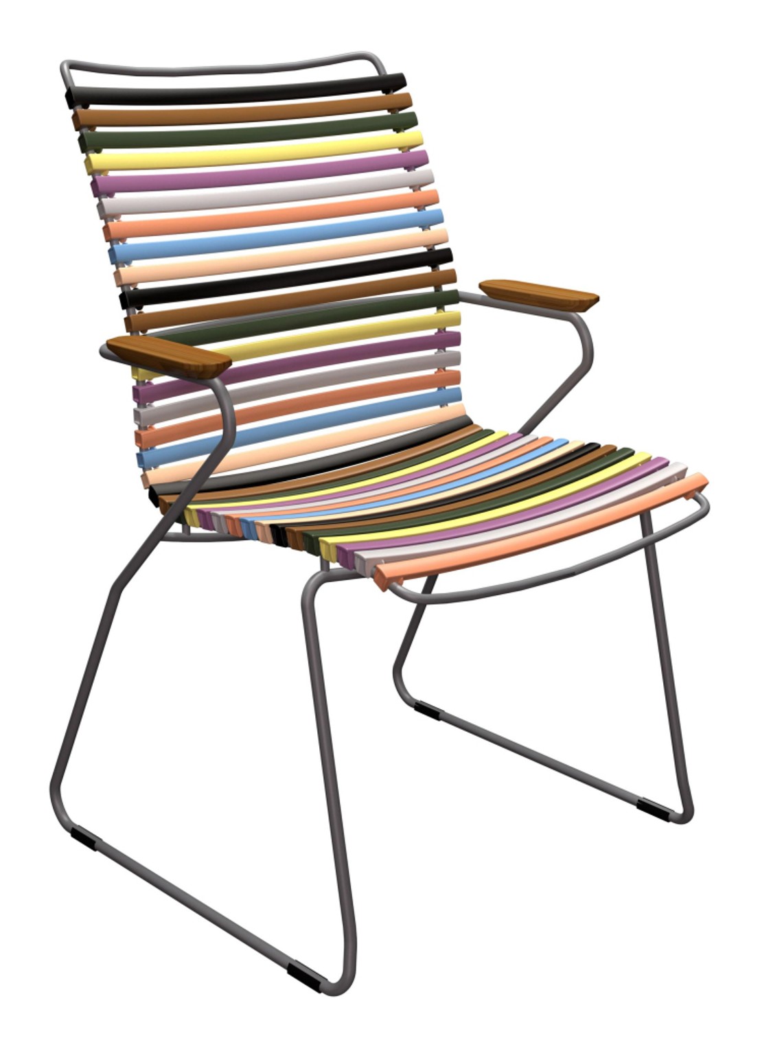 Houe Click Tall tuinstoel  - voorkant multicolor