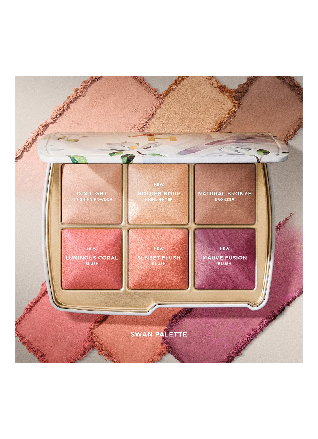 Hourglass Ambient Lighting Edit Unlocked - Limited Editon make- up palette - detail 4 swan
