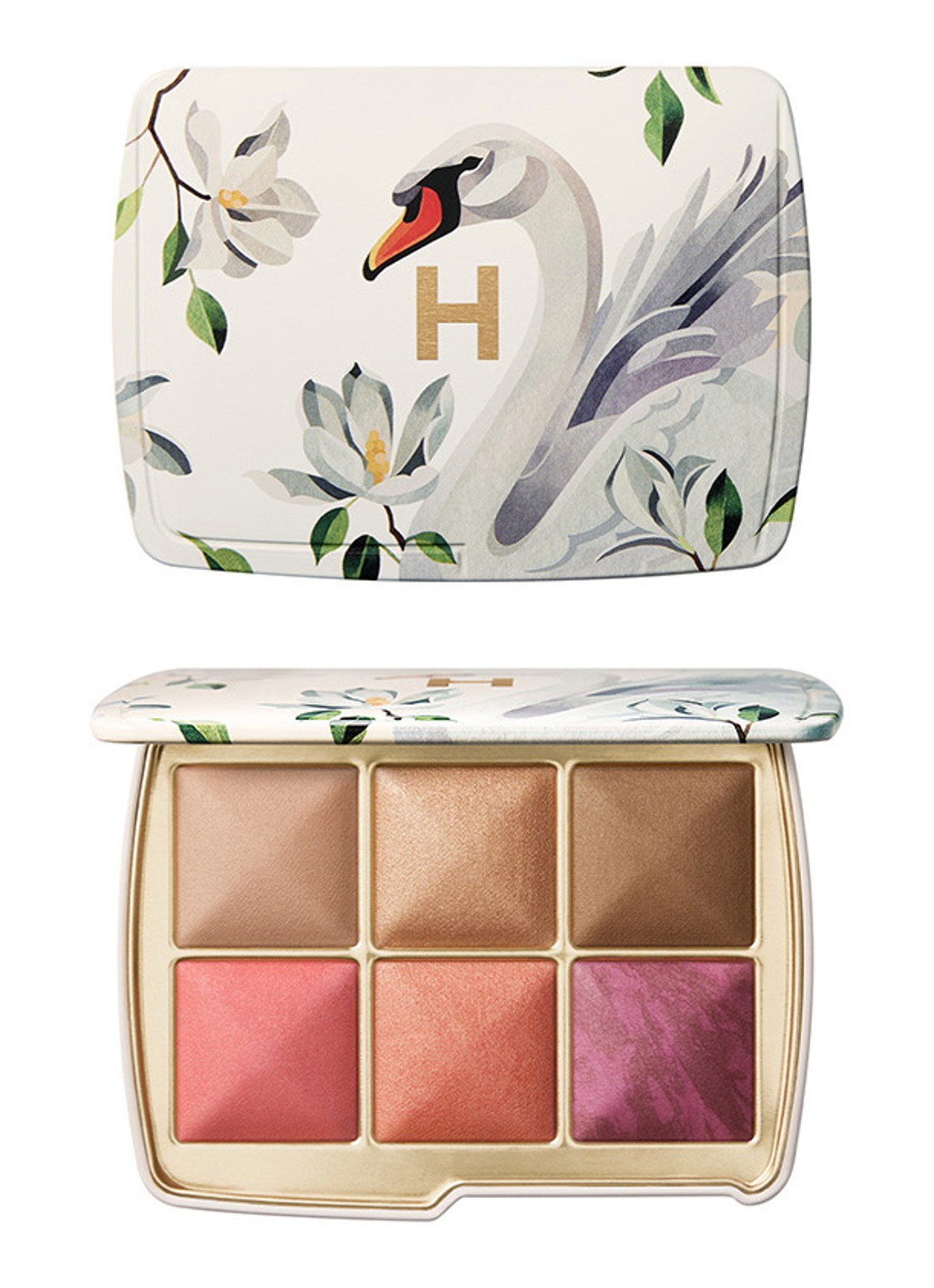 Hourglass Ambient Lighting Edit Unlocked - Limited Editon make- up palette - voorkant 6 swan