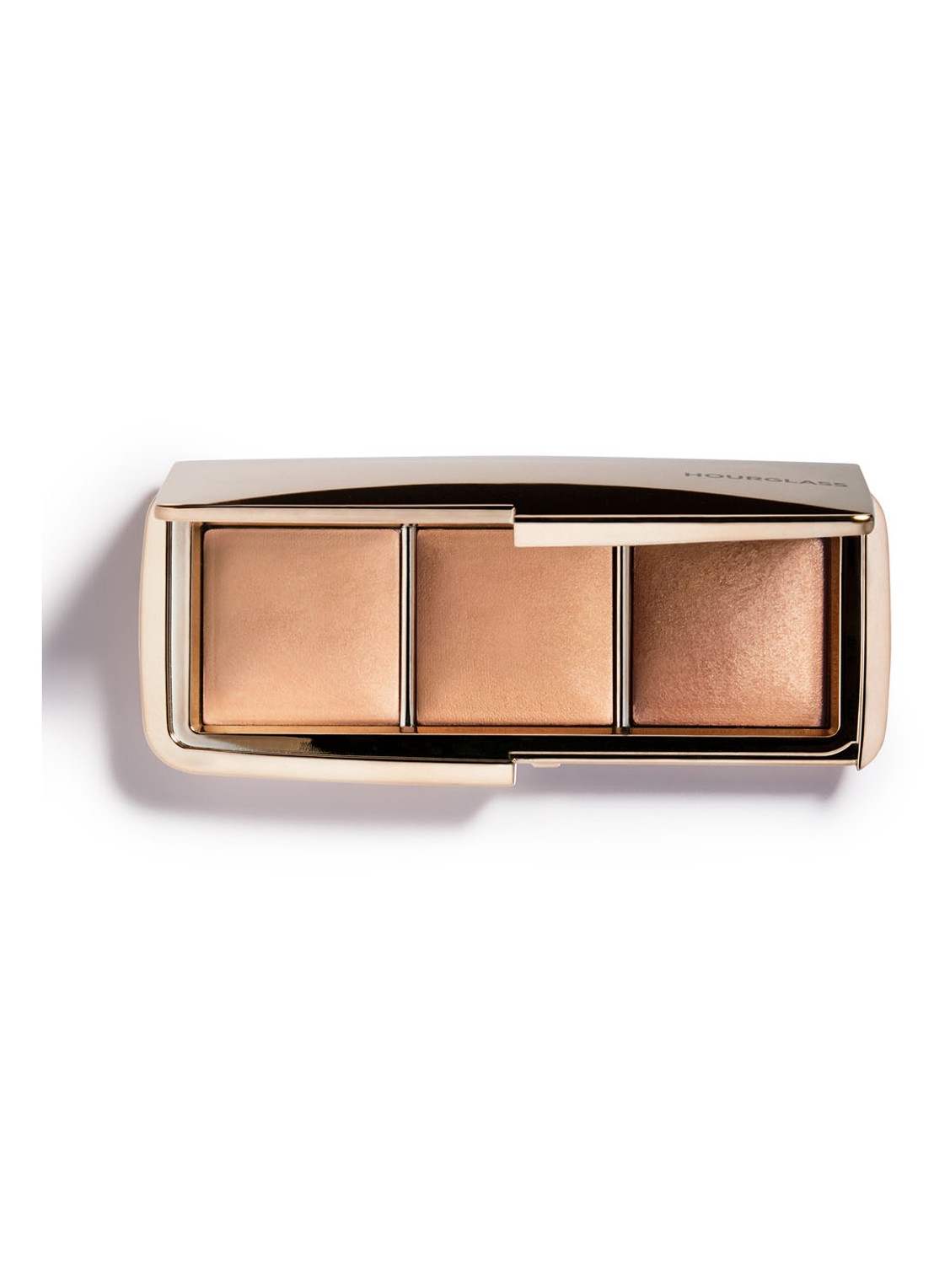 Hourglass AMBIENT™ Lighting Palette Volume 3 - highlighter palette - voorkant donkerbeige