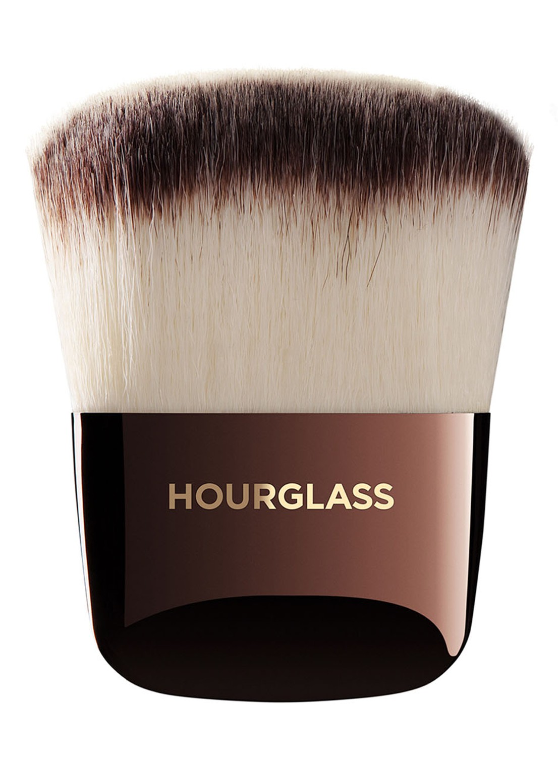 Hourglass AMBIENT™ Powder Brush - poederkwast - voorkant donkerbruin