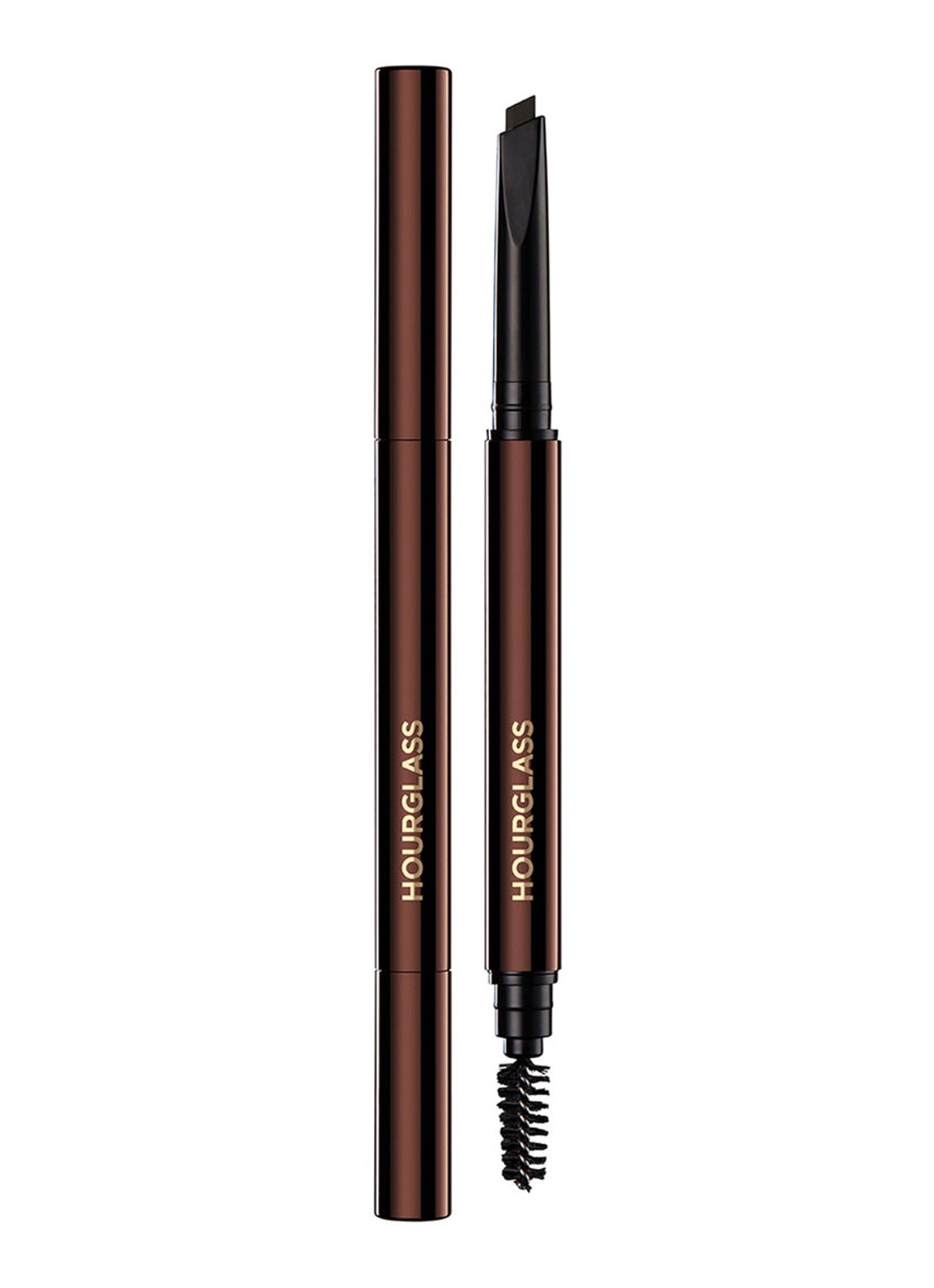 Hourglass Arch Brow Sculpting Pencil - wenkbrauwpotlood - voorkant natural black
