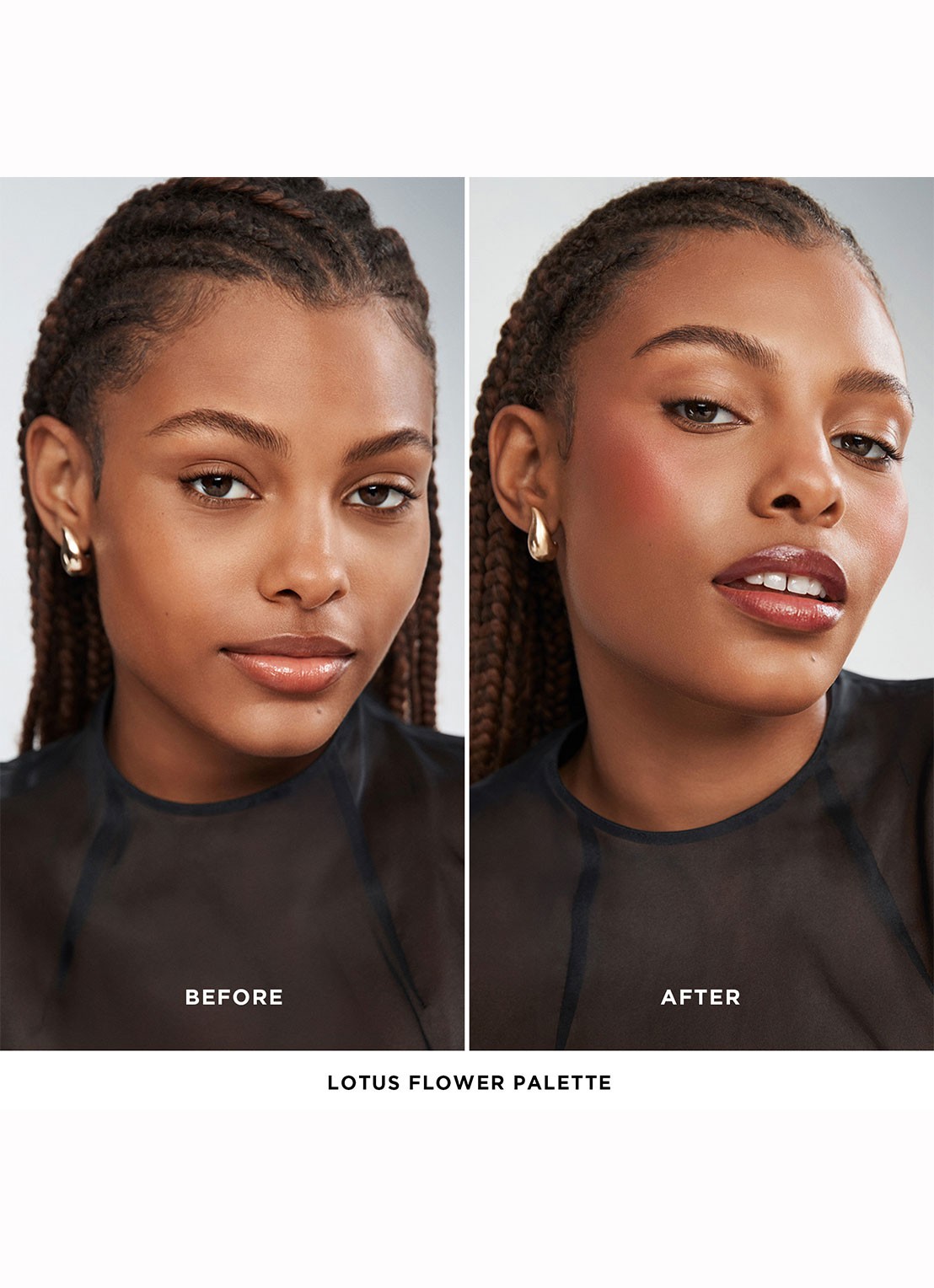 Hourglass Lighting Edit Unlocked - Limited Editon poeder, blush, countour & highlight palette - detail 6 lotus flower