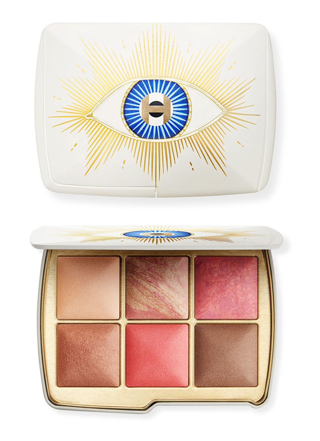 Hourglass Lighting Edit Unlocked - Limited Editon poeder, blush, countour & highlight palette - voorkant 7 evil eye