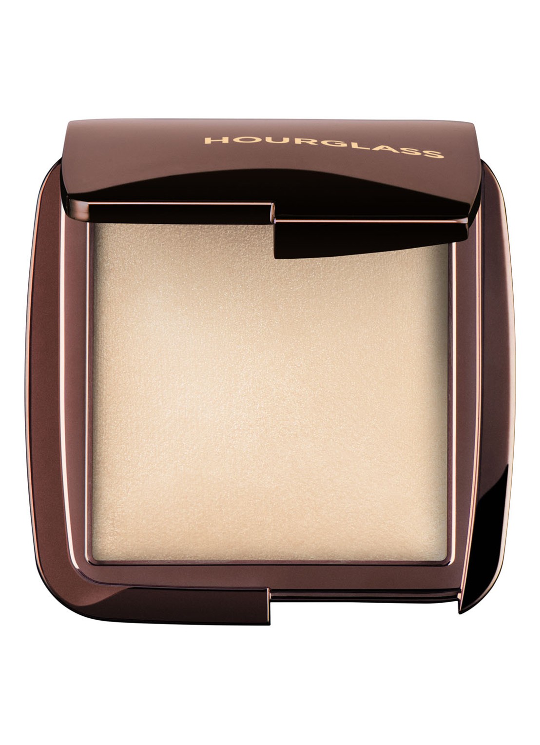 Hourglass Mini AMBIENT™ Lighting Finishing powder - travel size lichtreflecterende poeder - voorkant diffused light