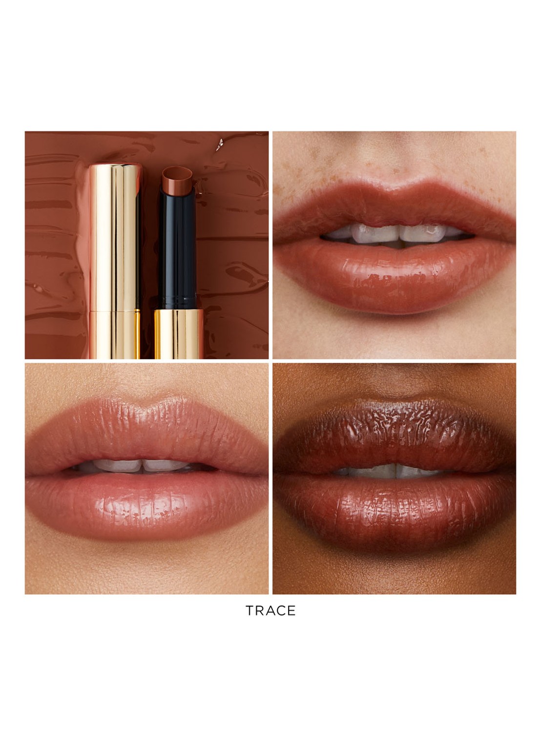 Hourglass Phantom Volumizing Glossy Balm - getinte lipbalsem - detail 3 trace 105