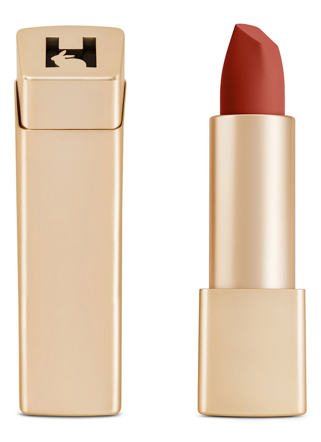 Hourglass Unlocked Soft Matte Lipstick - lipstick - voorkant 5 358 zinnia