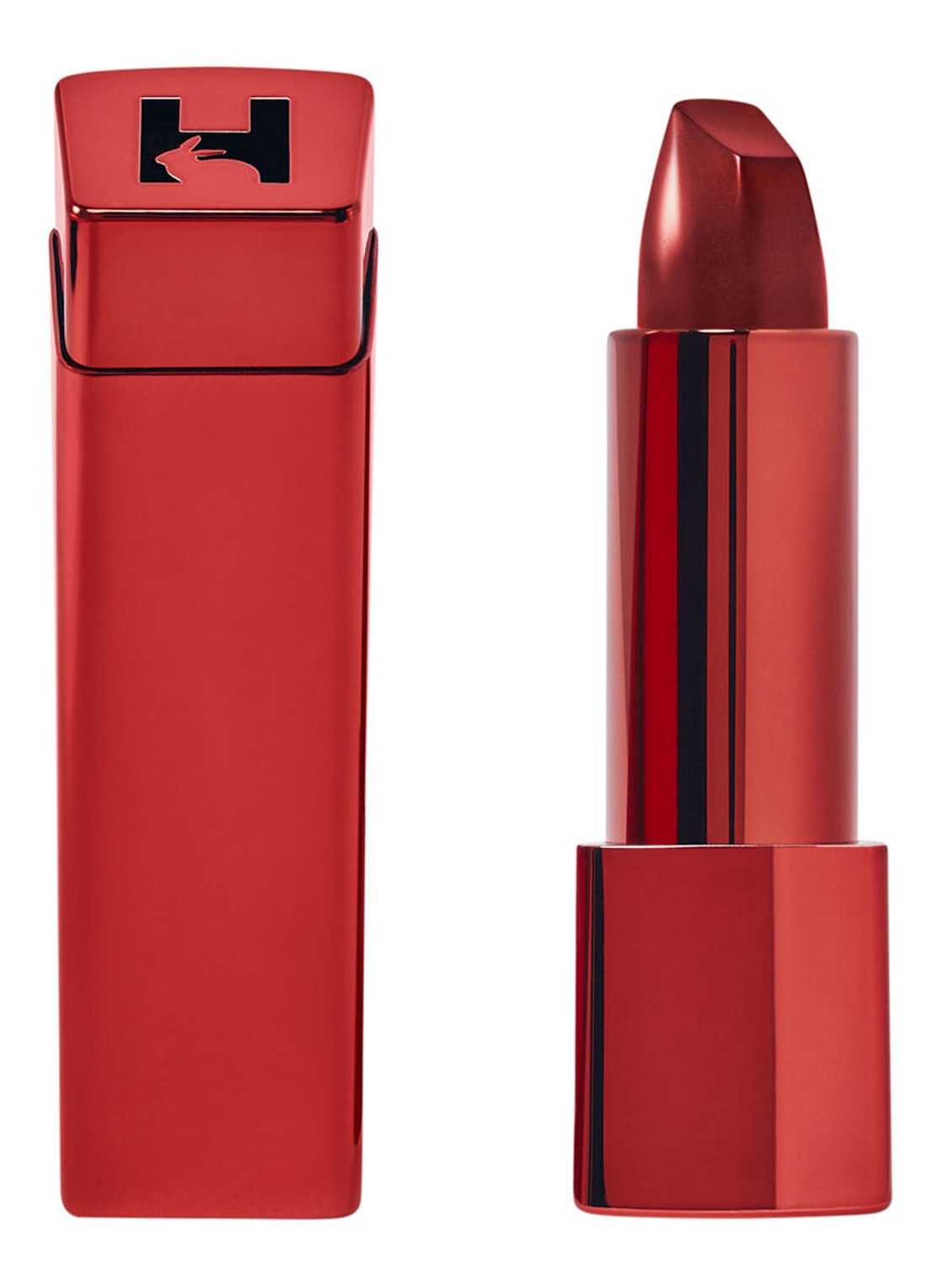 Hourglass Unlocked™ Satin Crème - lipstick - voorkant 4 0 red