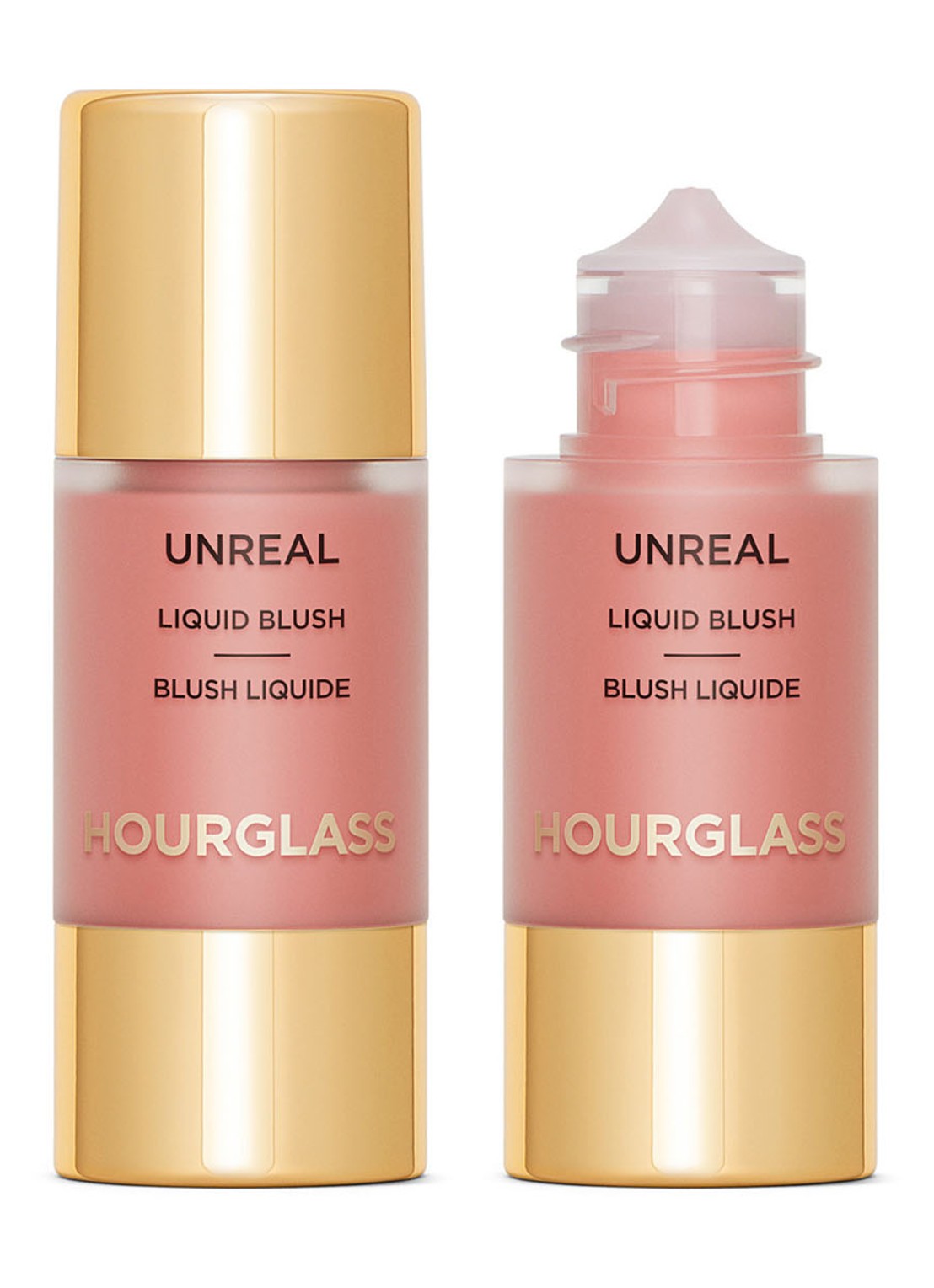 Hourglass Unreal Liquid Blush - vloeibare blush - voorkant scene