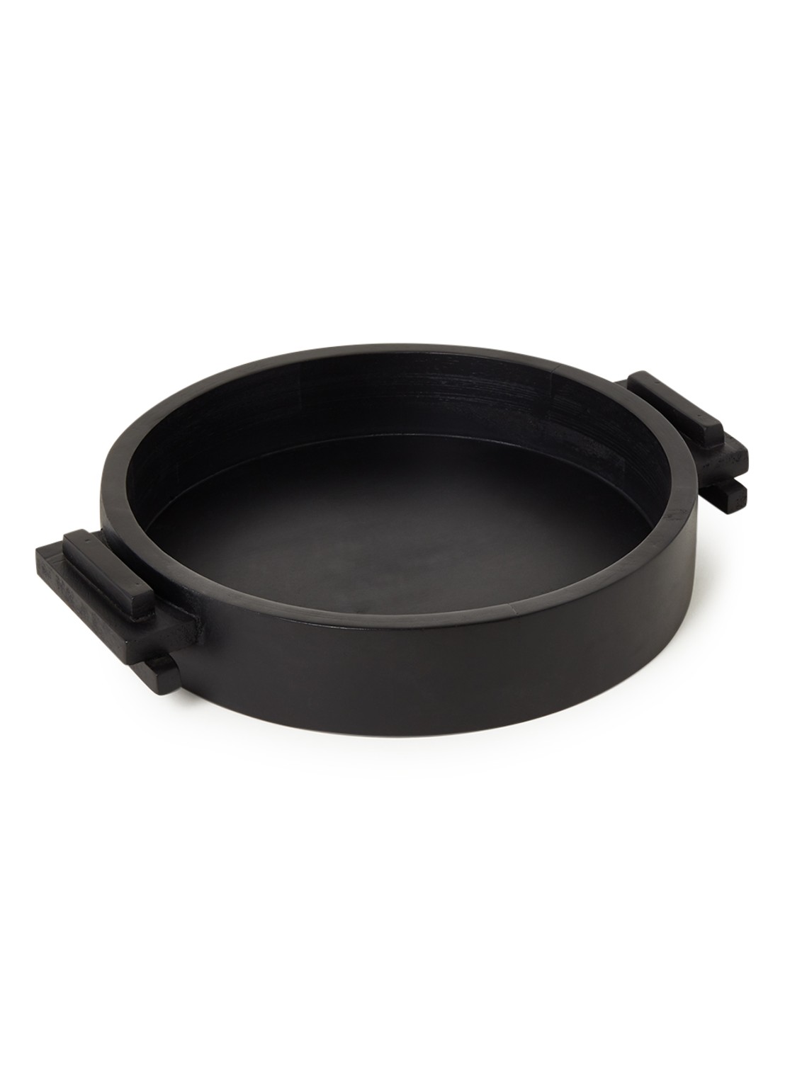 House Doctor Block dienblad 30 cm  - voorkant zwart