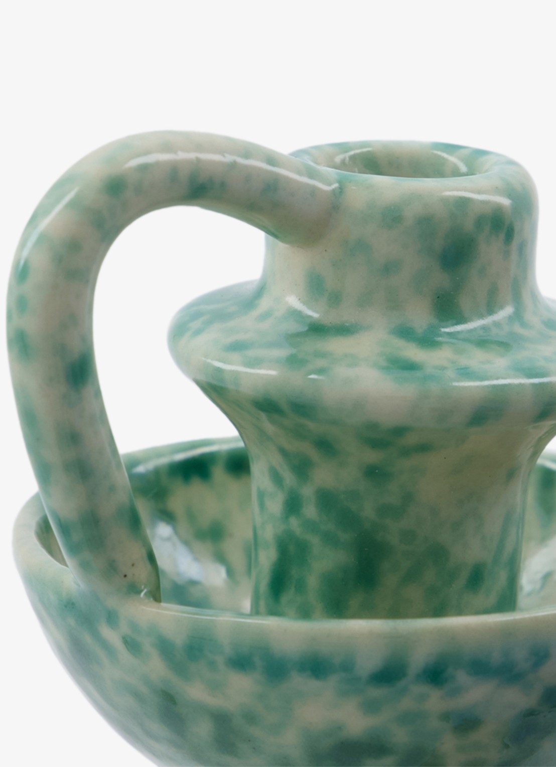 House Doctor Diva kandelaar 14 cm - detail 2 groen