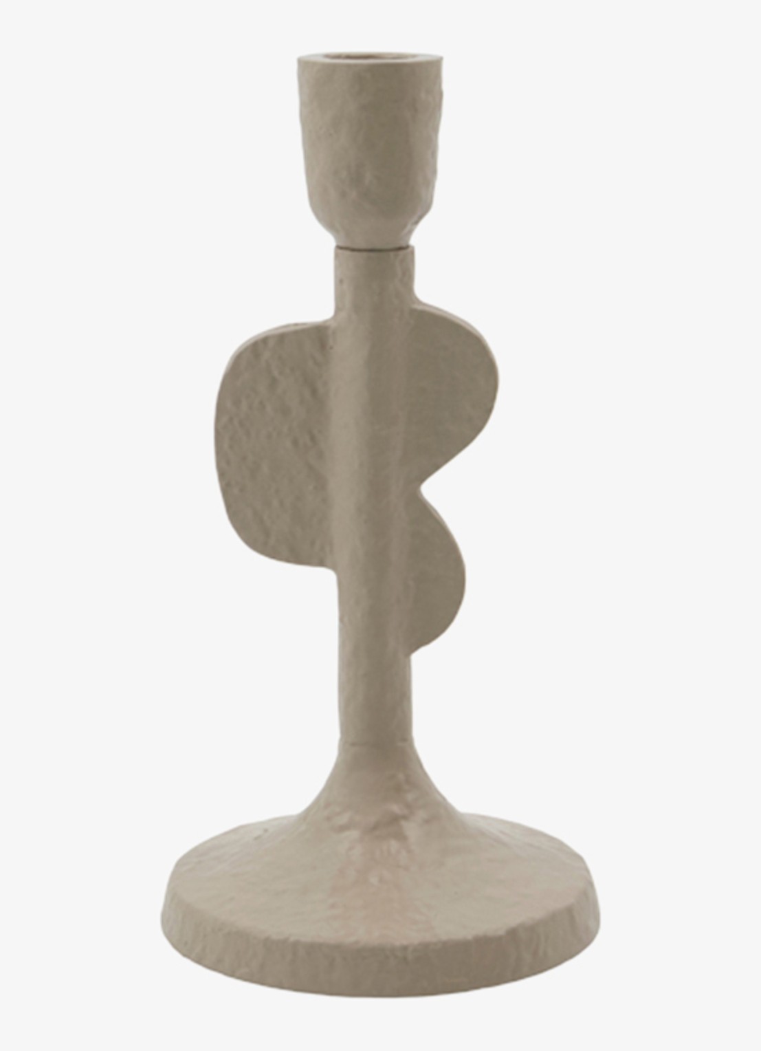 House Doctor Donna kandelaar 20 cm - voorkant beige