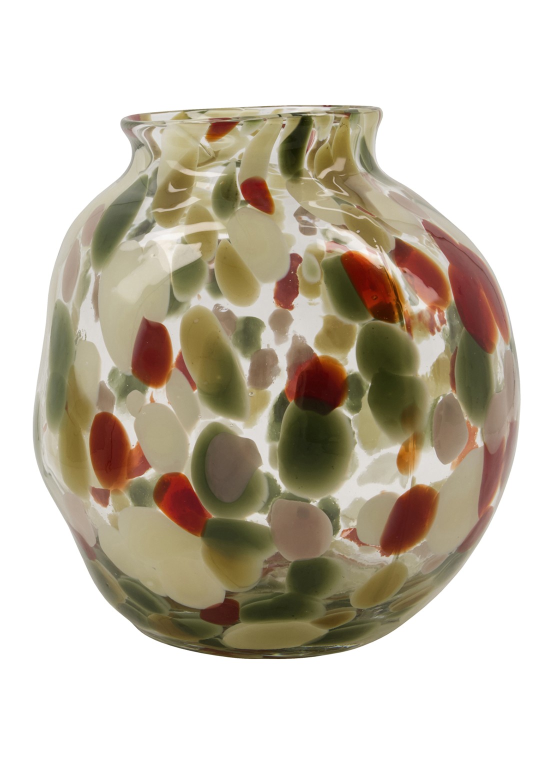 House Doctor Dot vaas 23 cm - voorkant lichtgroen