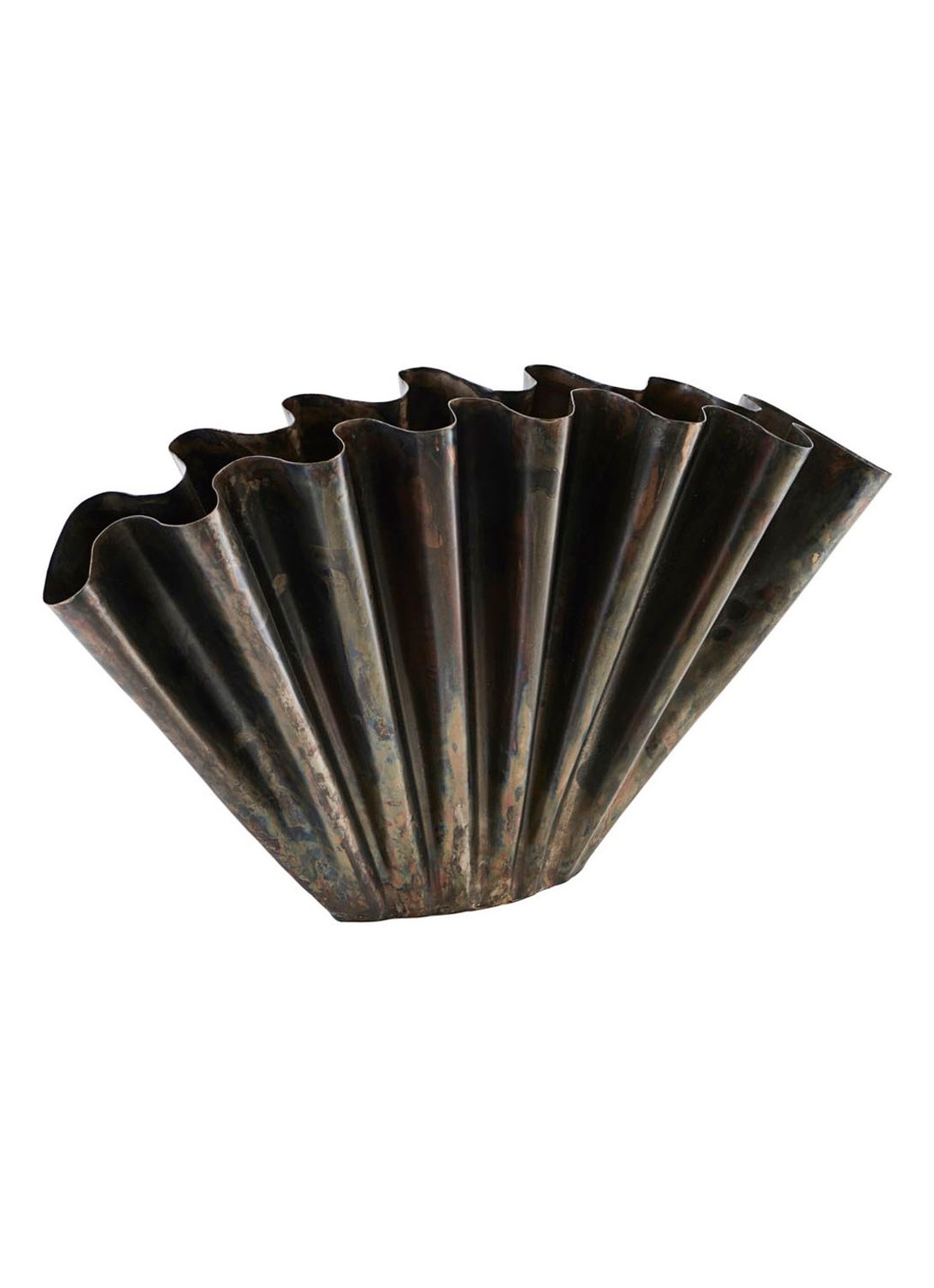 House Doctor Flood vaas 30 cm - voorkant 3 bruin