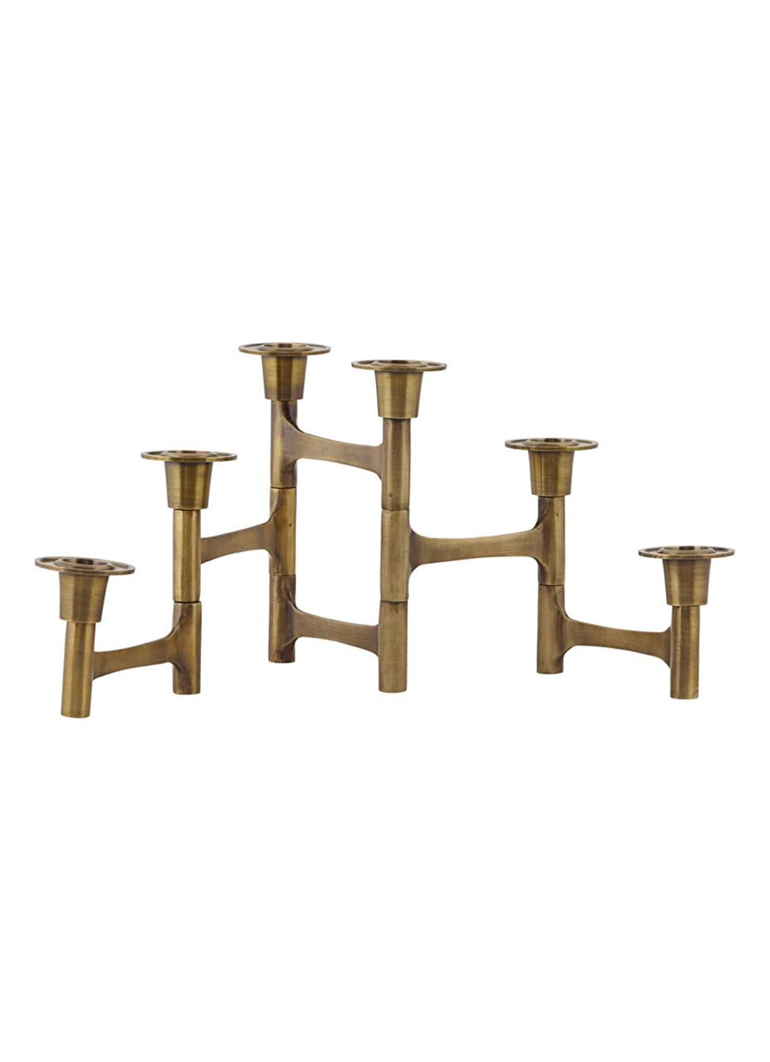 House Doctor Move kandelaar 50 cm - voorkant goud