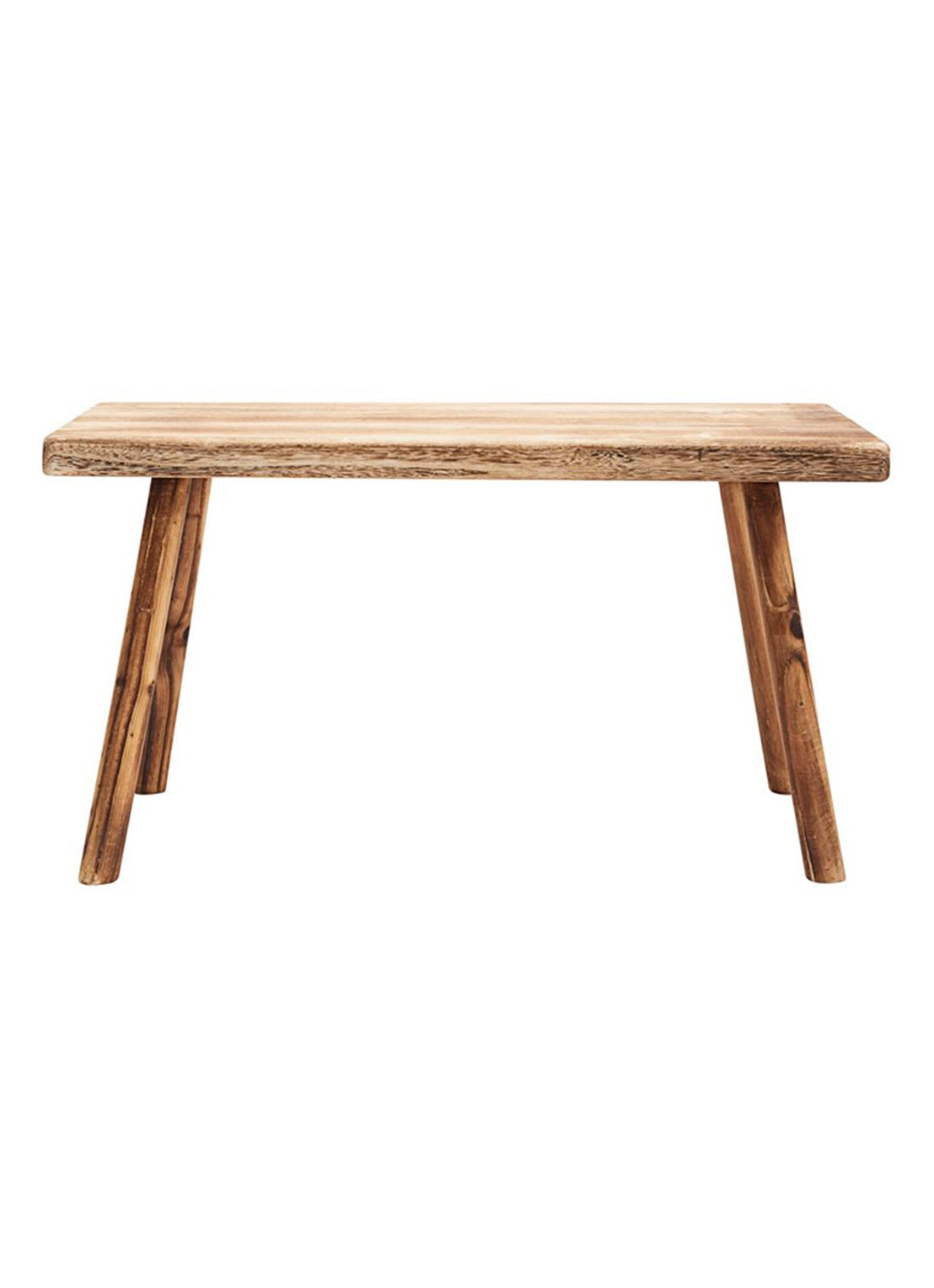House Doctor Nadi S bankje 81 x 38 x 43 cm - voorkant bruin