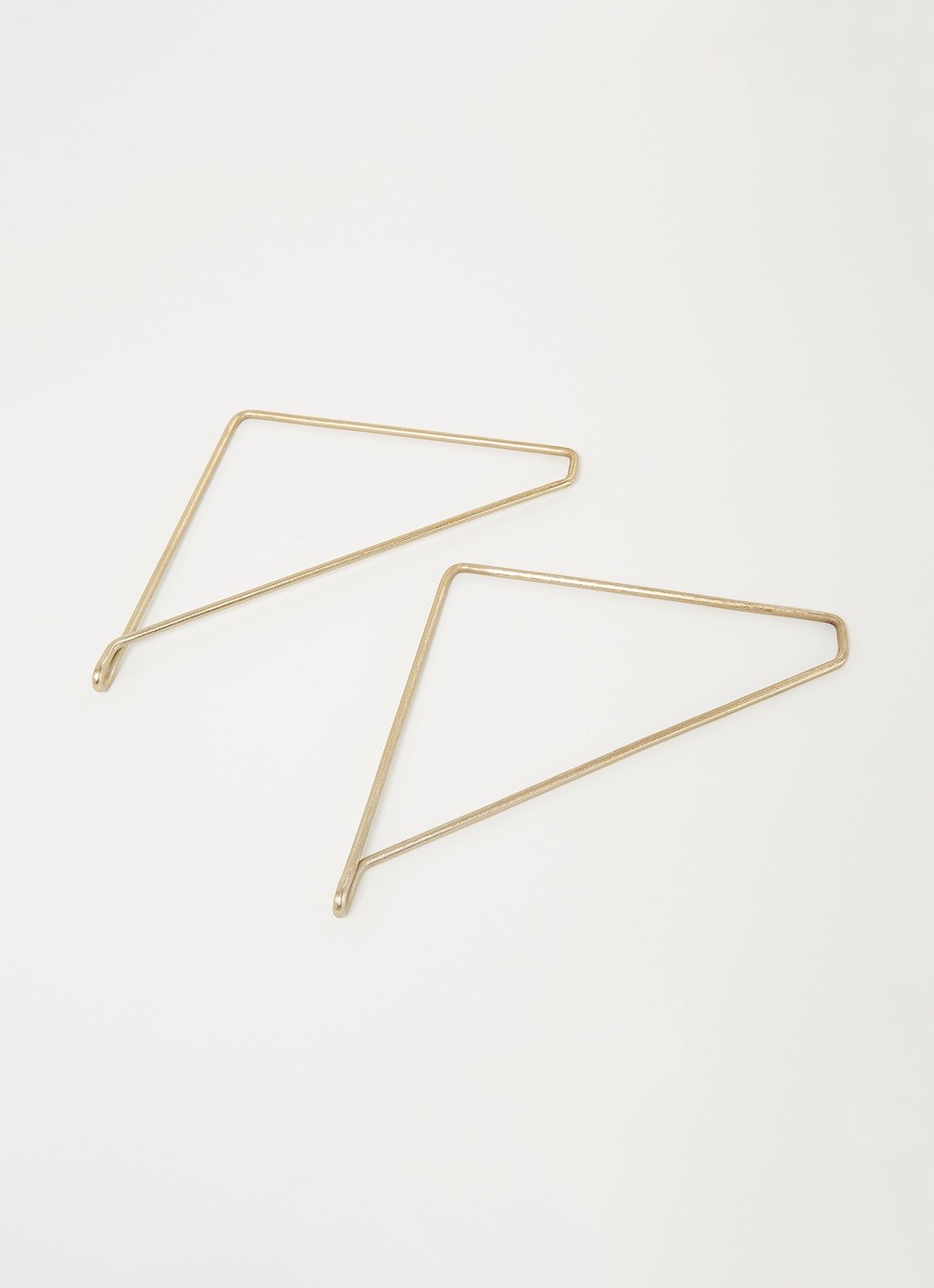 House Doctor Plankdragers 25,5 cm set van 2 - voorkant 3 goud