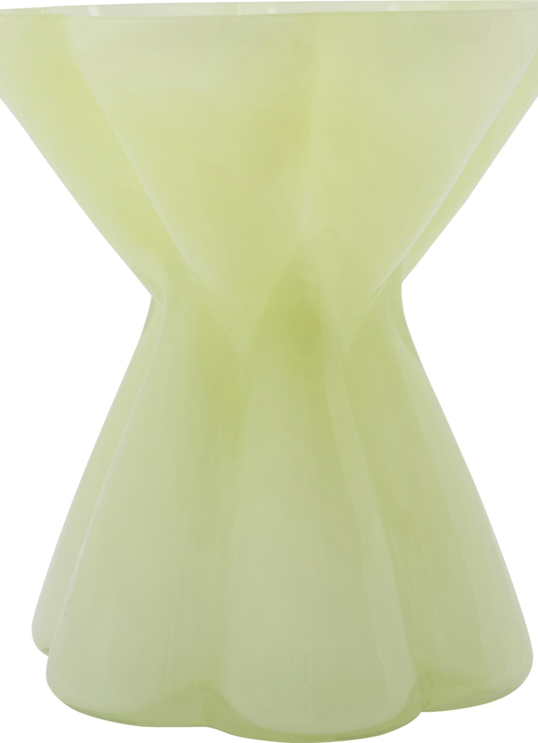 House Doctor Say vaas 21,5 cm - voorkant 3 lichtgroen