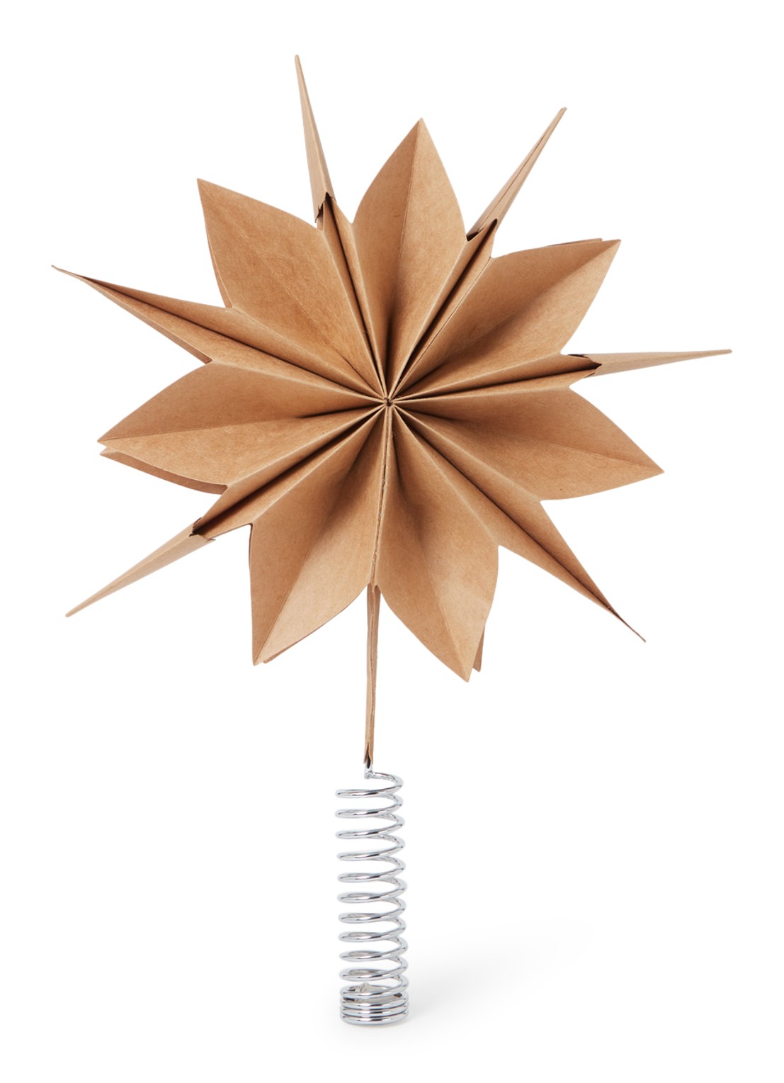 House Doctor Stervormige piek 33 cm - voorkant 2 lichtbruin
