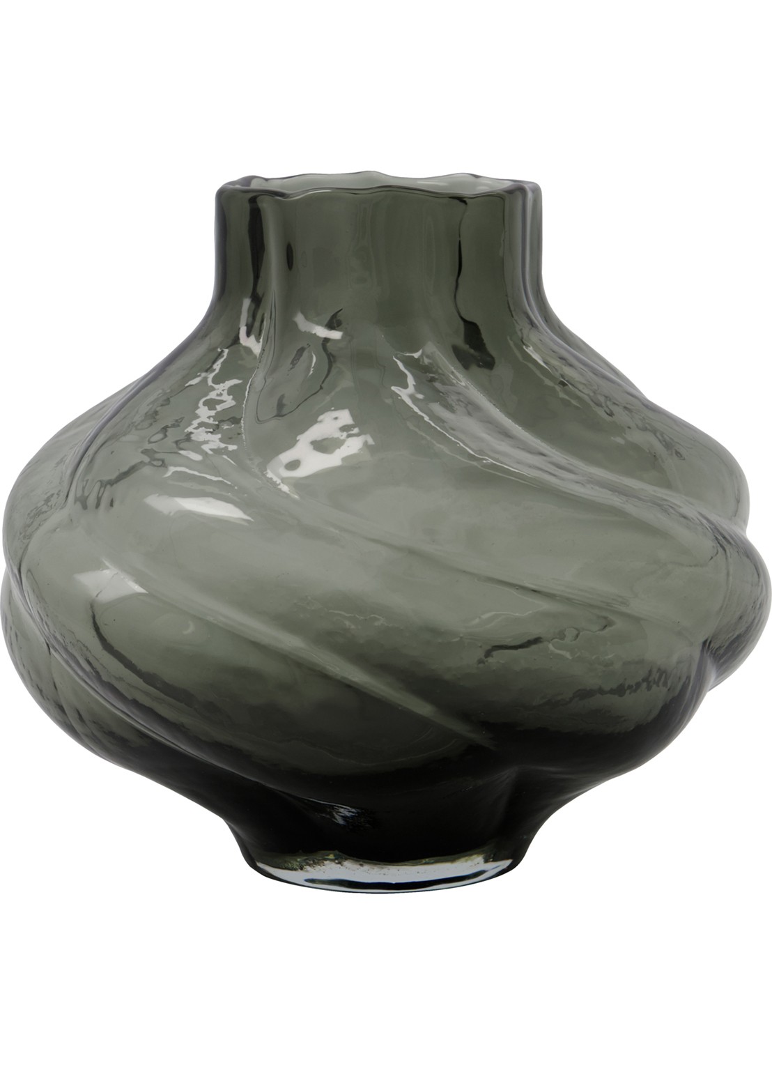 House Doctor Turn vaas 20 cm - voorkant grijs