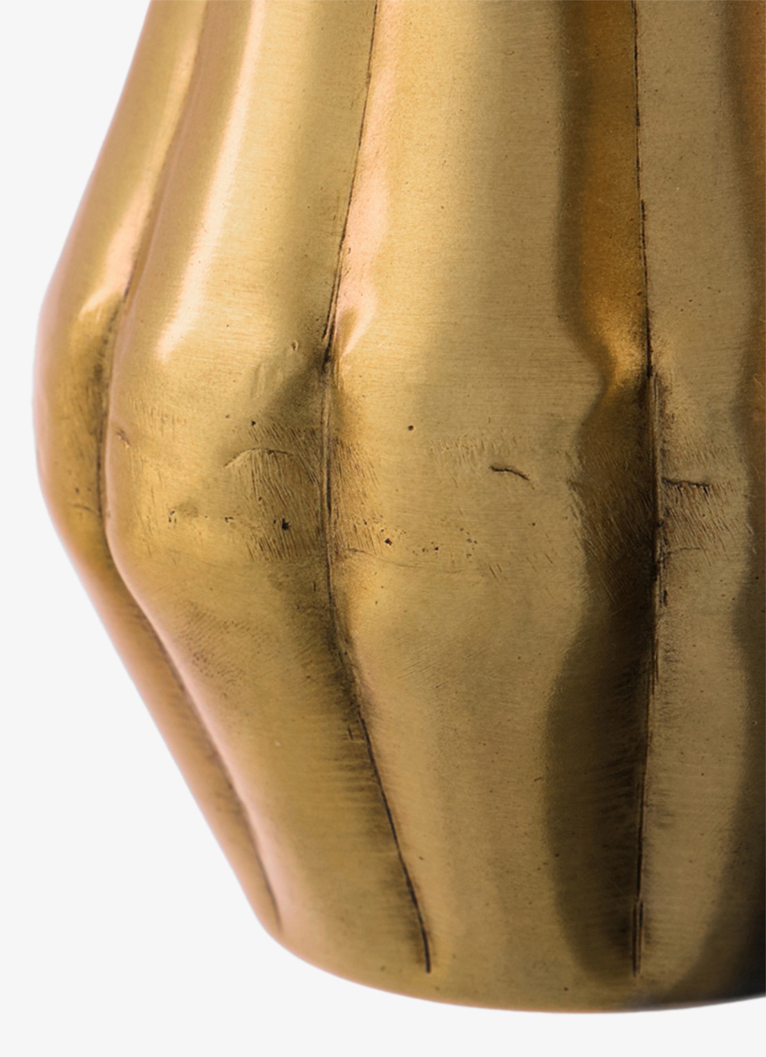 House Doctor Violet vaas 20 cm - detail 2 goud
