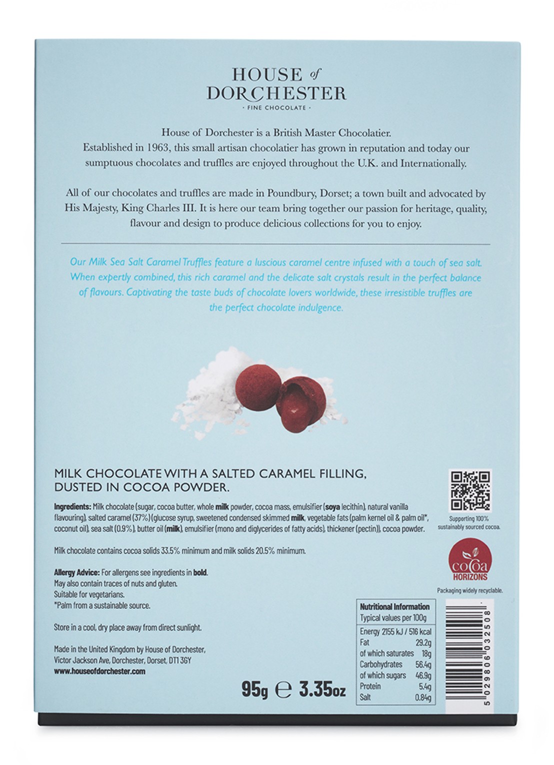 House of Dorchester Sea Salt Caramel truffels 8 stuks - detail 3 undefined