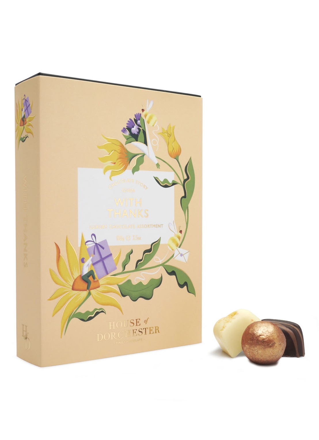 House of Dorchester With Thanks Book Box chocolade bonbons 8 stuks - voorkant 2 undefined