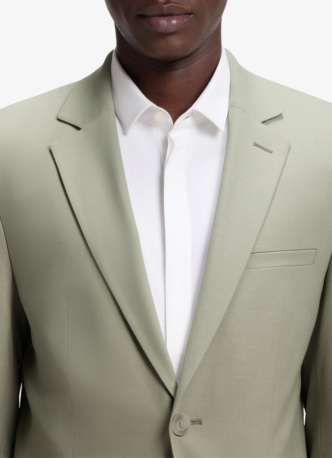 HUGO Arti-Hesten253X slim fit 2-delig pak in wolblend - detail 7 light/pastel green-337 / groen