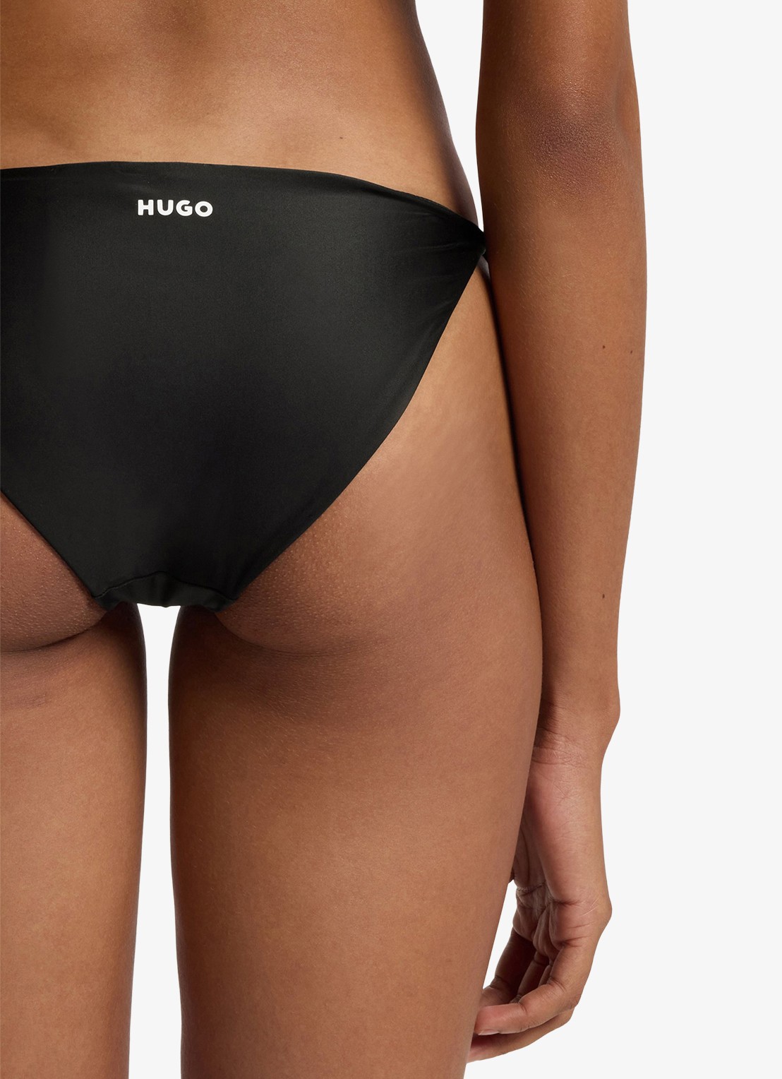 HUGO Bikinislip met logobandjes - detail 5 zwart