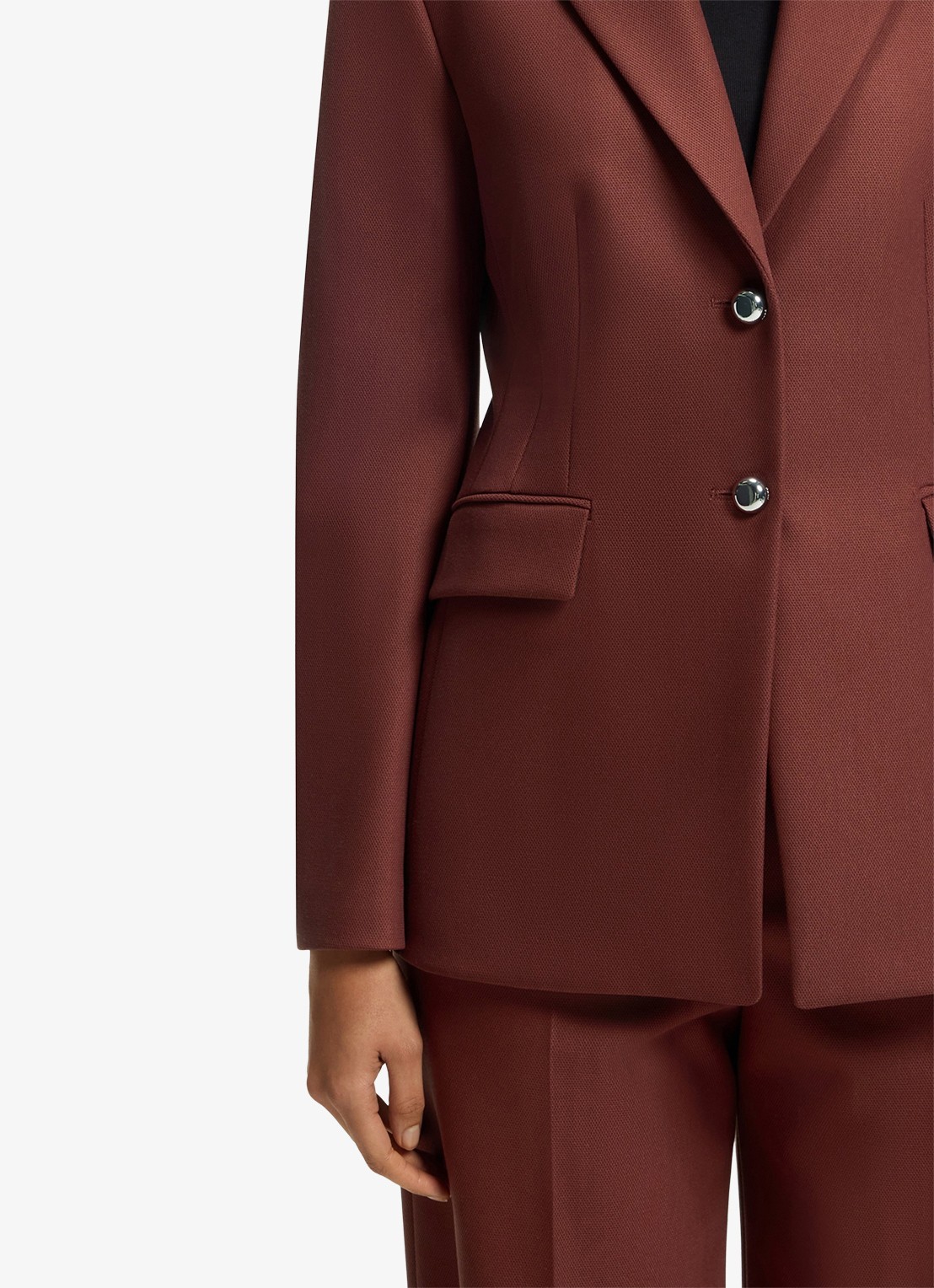 HUGO Blazer met klepzakken - detail 2 bruin