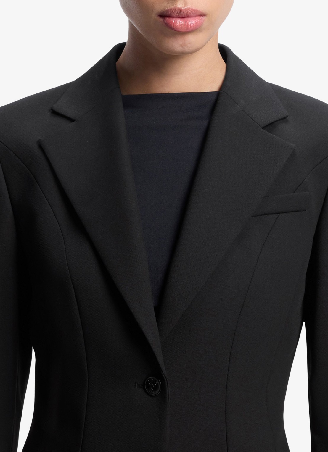 HUGO Blazer met peplum zoom  - detail 2 zwart