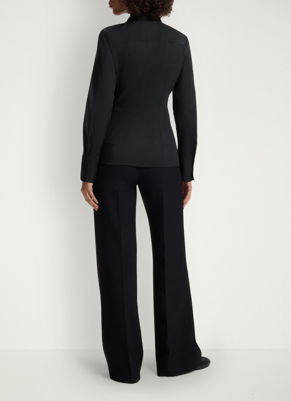 HUGO Blouse met kraag - achterkant 6 zwart