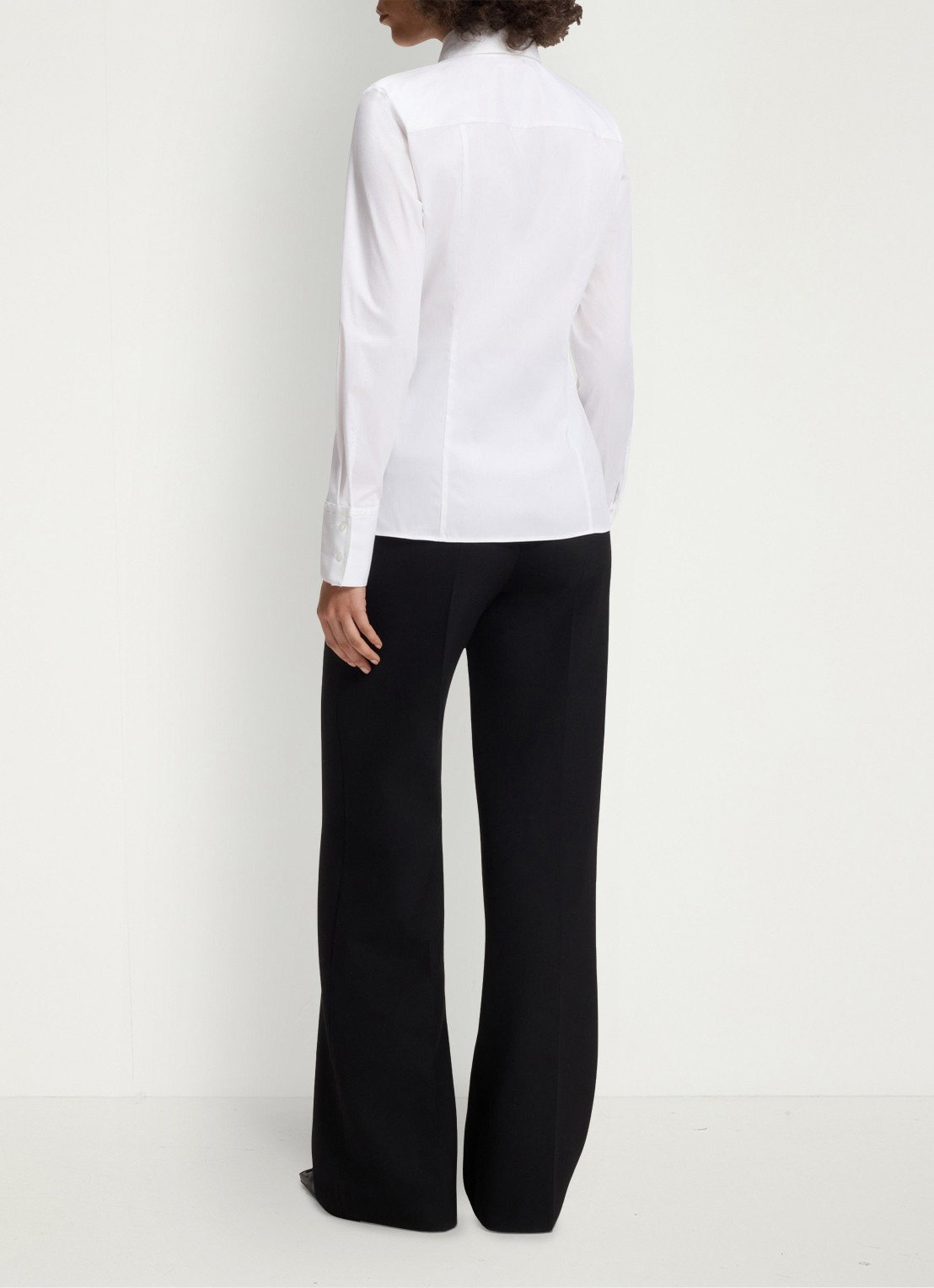 HUGO Blouse met kraag - achterkant 6 wit