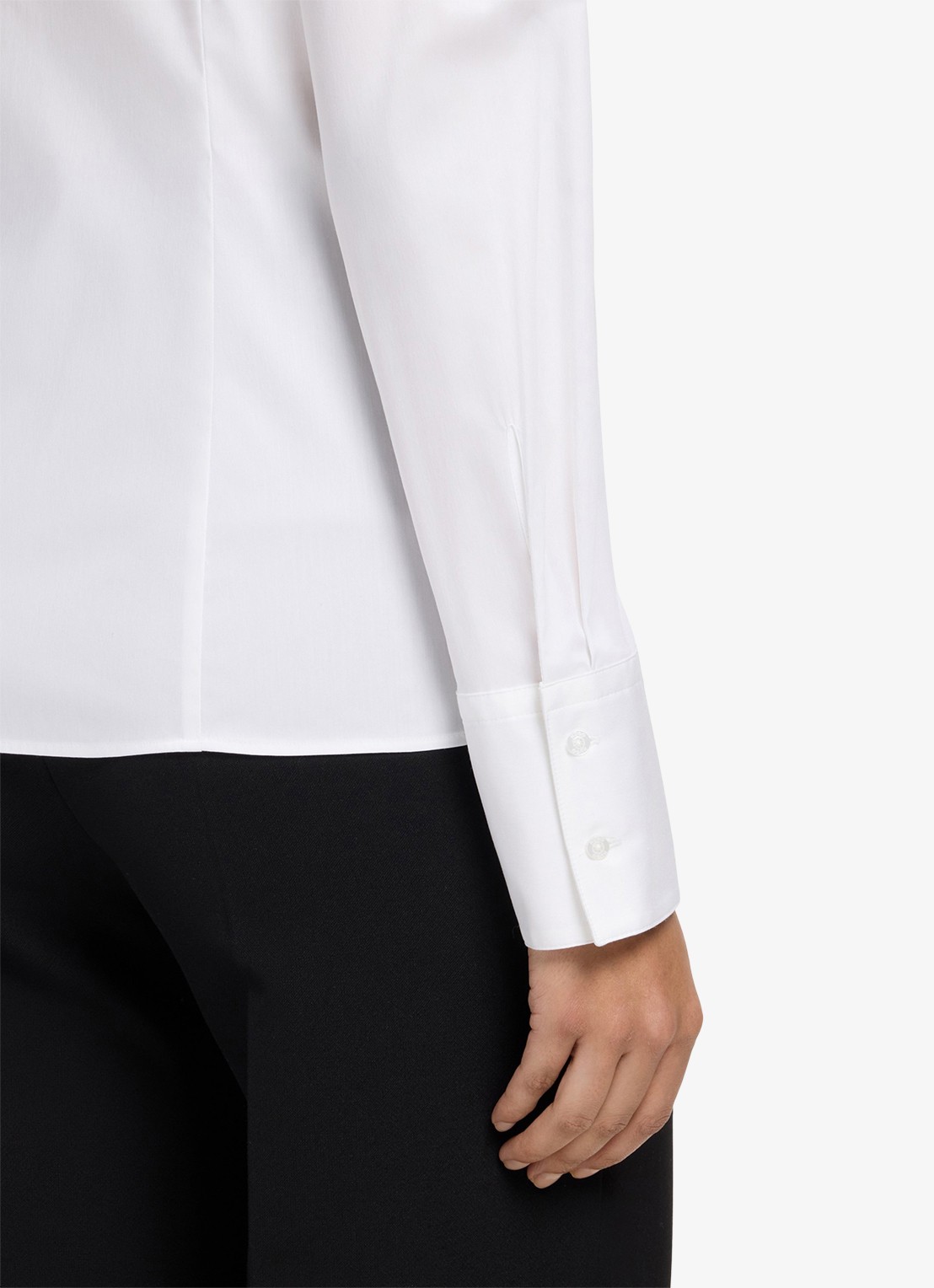 HUGO Blouse met kraag - detail 5 wit