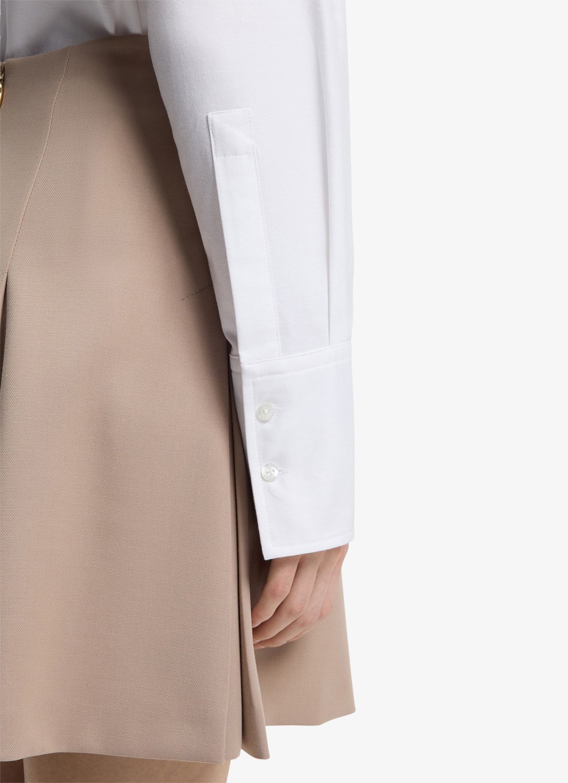 HUGO Blouse met logo - detail 5 wit