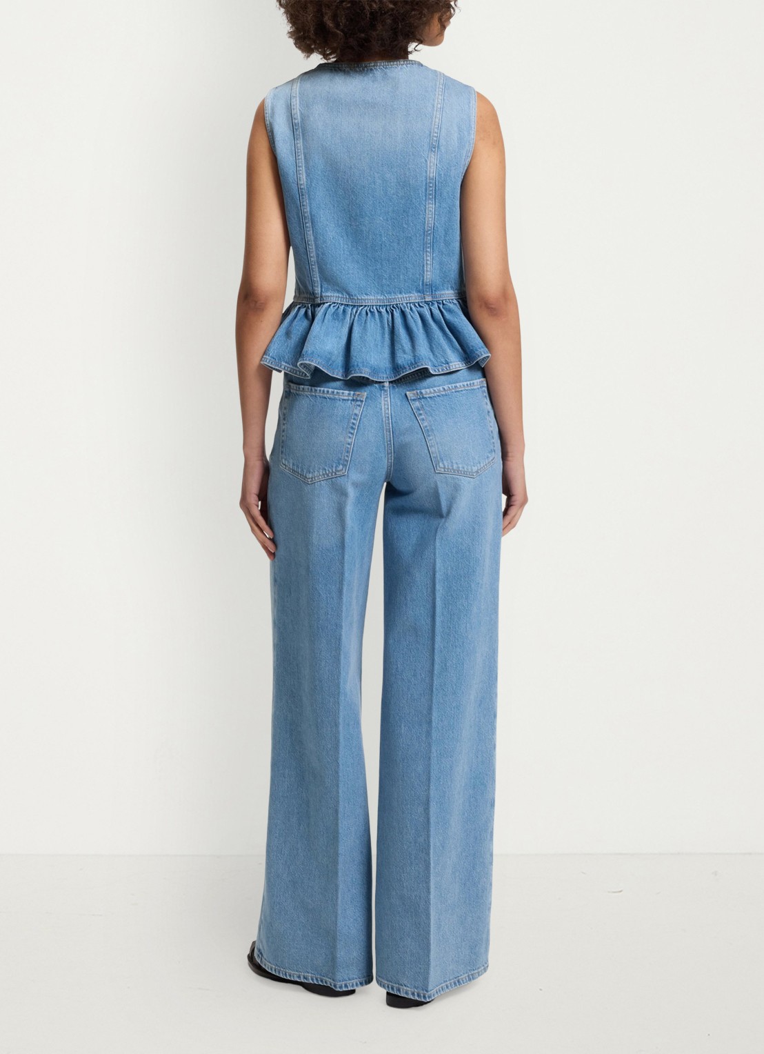 HUGO Blouse met peplum - achterkant 3 jeans
