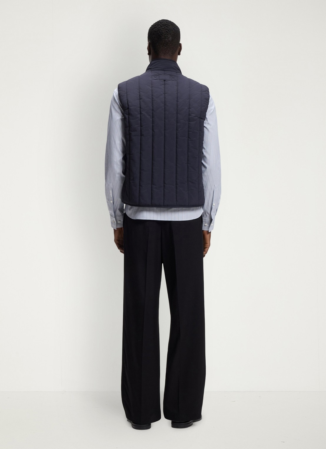 HUGO Bodywarmer met steekzakken - achterkant 3 donkerblauw