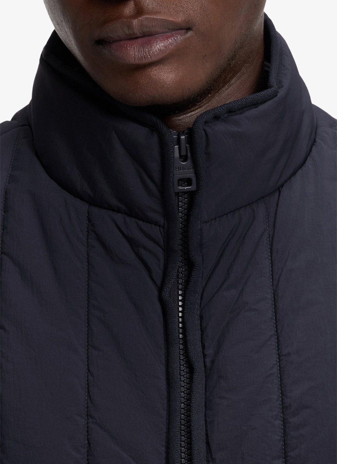 HUGO Bodywarmer met steekzakken - detail 5 donkerblauw