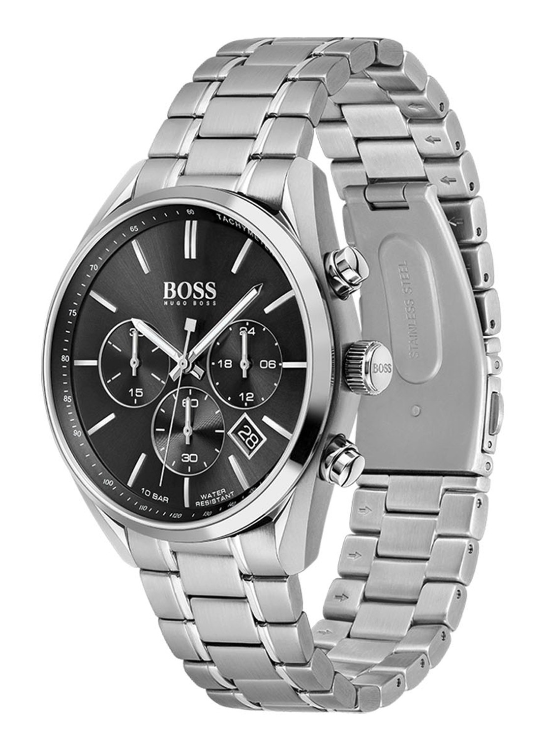 HUGO BOSS Champion horloge HB1513871 - voorkant 4 zilver