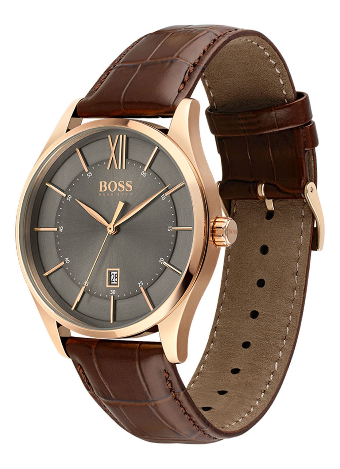 HUGO BOSS Distiction horloge HB1513796 - detail bruin