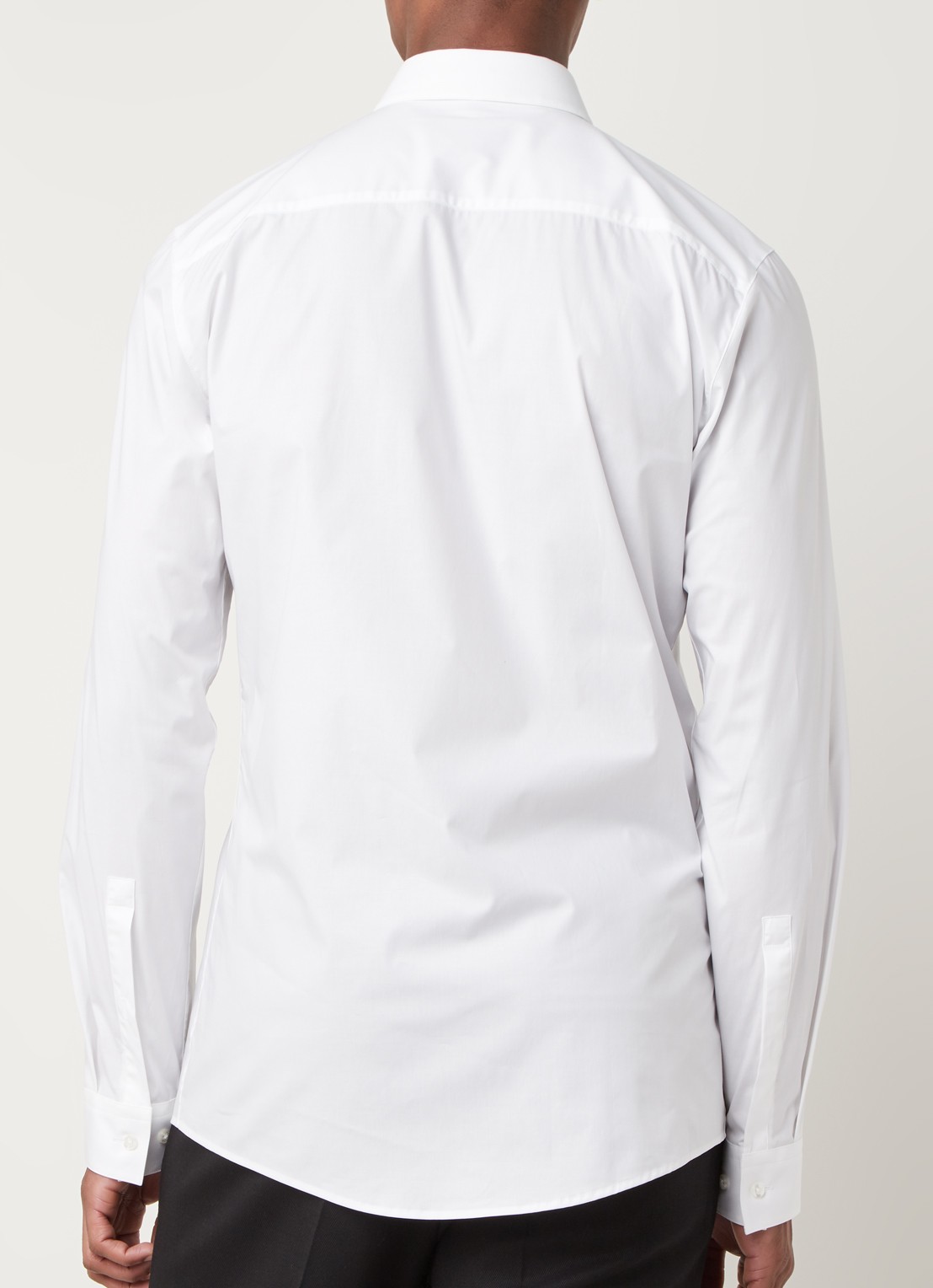 HUGO BOSS Erondo Extra slim fit overhemd met stretch - achterkant 2 wit