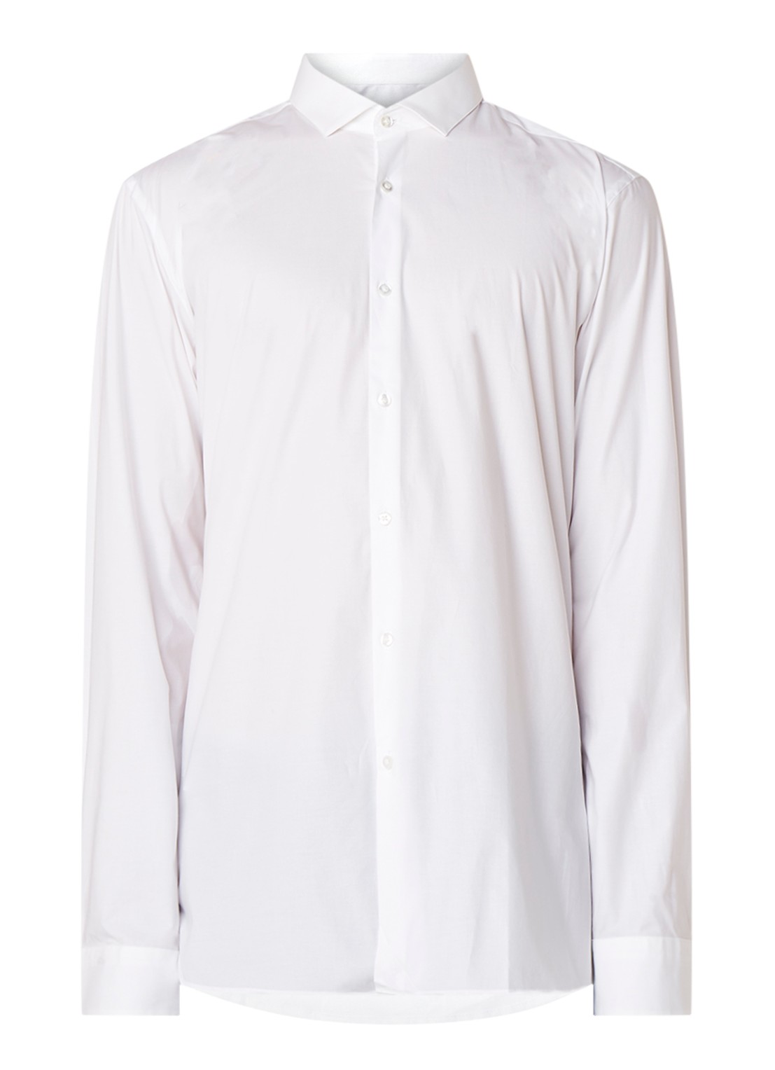 HUGO BOSS Erondo Extra slim fit overhemd met stretch - voorkant wit