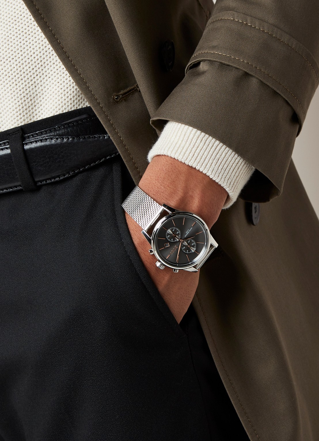 HUGO BOSS Horloge Jet HB1513440 - voorkant 2 zilver