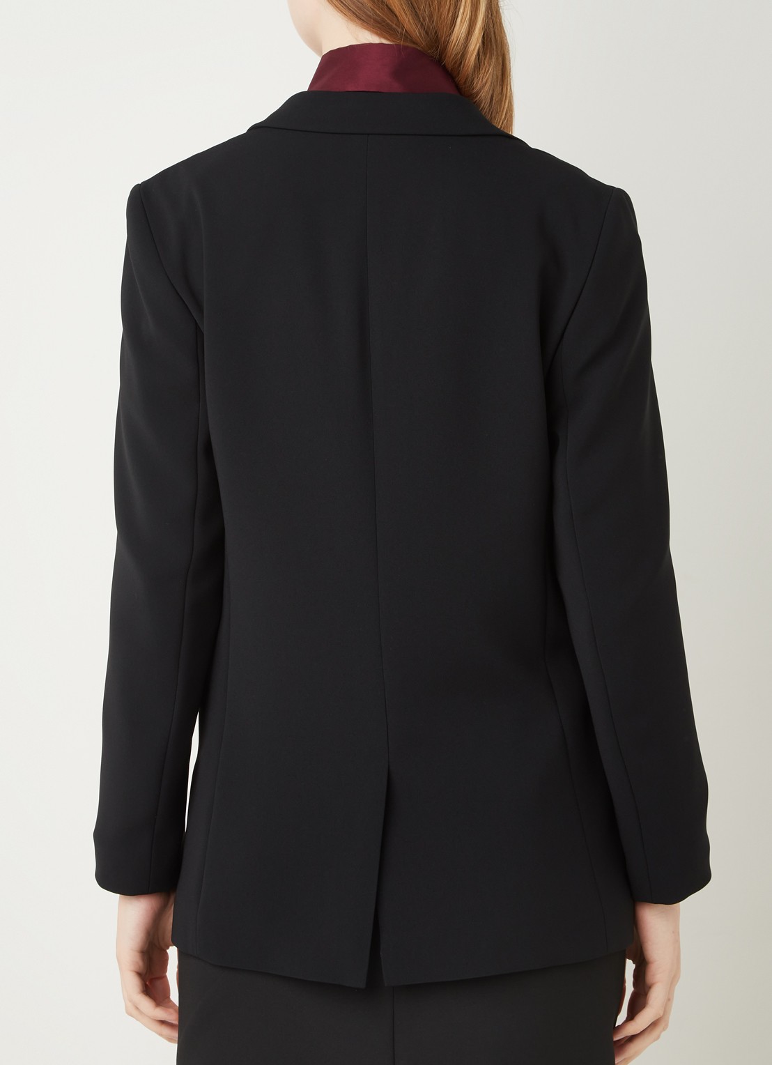 HUGO BOSS Jocalua blazer met klepzakken - achterkant 4 zwart