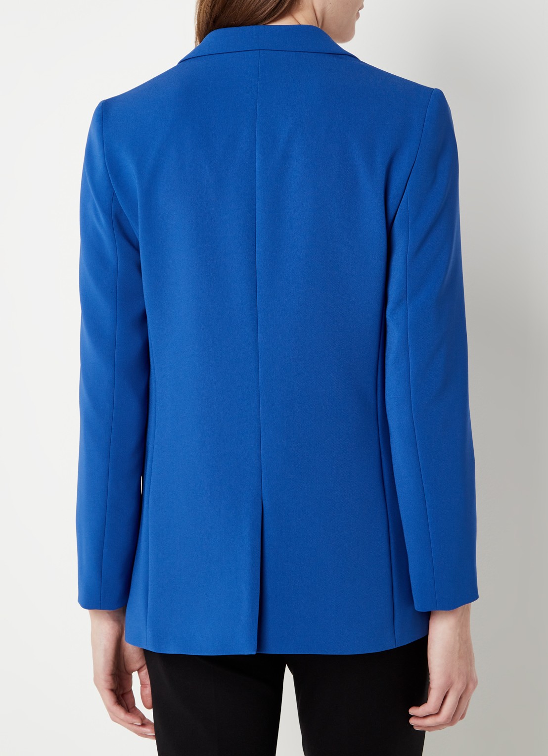 HUGO BOSS Jocalua blazer met klepzakken - achterkant 3 kobaltblauw