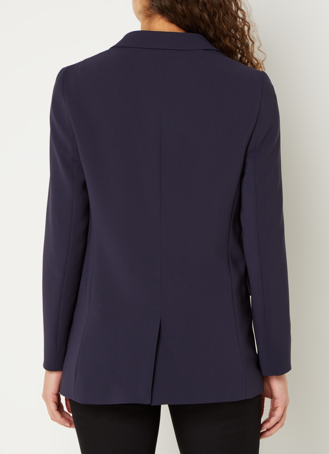 HUGO BOSS Jocalua blazer met klepzakken - achterkant 4 donkerblauw