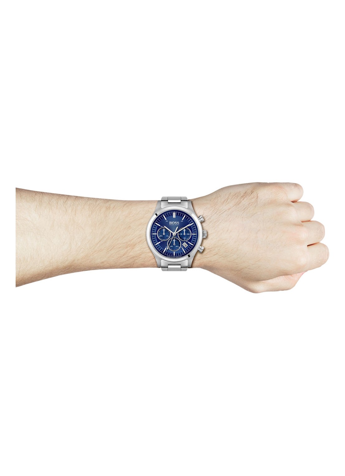 HUGO BOSS Metronome horloge HB1513801 - detail 5 zilver